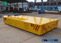 China Heavy duty 300mm rubber wheel steel coil industrial trackless transfer cart factory