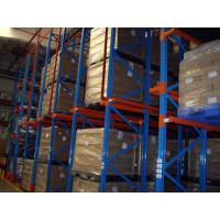 Quality Drive In / Through Industrial Pallet Racks , Cold Room Warehouse Pallet Shelving for sale