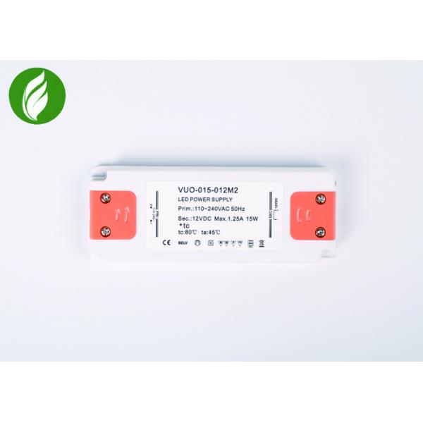 Quality Strip Light 15W Ultra Thin LED Driver Thickness 12mm Heatproof for sale