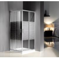 Quality Grey Silk Painted Glass Shower Enclosures 900 X 900 For Model Rooms / Supermarket for sale