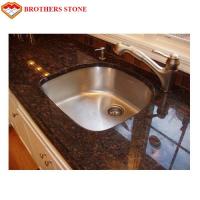 China Brown Granite Stone Table Beautiful Tan , Brown Granite Countertops factory