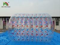 China Colorful PVC Inflatable Water Toy / Walking On Water Roller With CE Approved Air Pump factory
