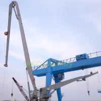 Quality 30m Knuckle Boom 1t Wide Shipyard Crane Working Radius for sale