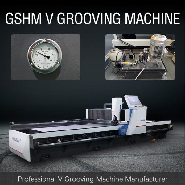 Quality 1232 CNC V Grooving Machine For Sheet Metal Curtain Wall Signage for sale