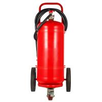China CE 50kg Mobile Trolley Mounted Fire Extinguisher With 40% ABC Dry Powder factory