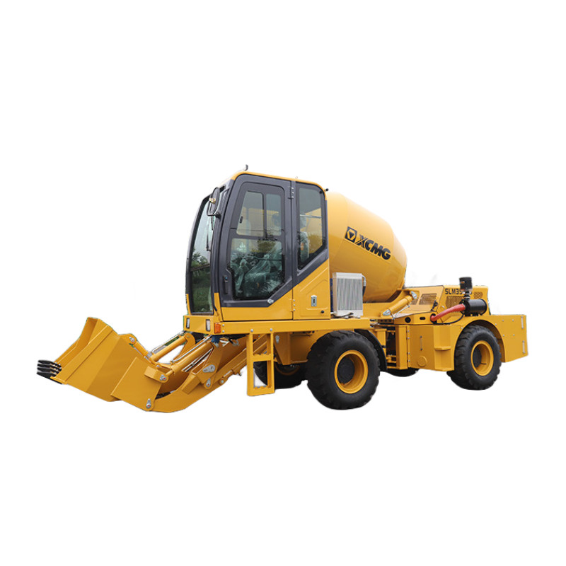 China XCMG HT3.5 Cubic Left Front Drive Two Way Self Loading Mixer SLM3500S factory