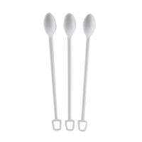 China Reusable Disposable Plastic Table Spoon For Honey Ice Cream Soup Coffee for sale