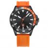 China 252mm Strap Silicone Sport Man Watch 3ATM Quartz Movement With Bezel factory