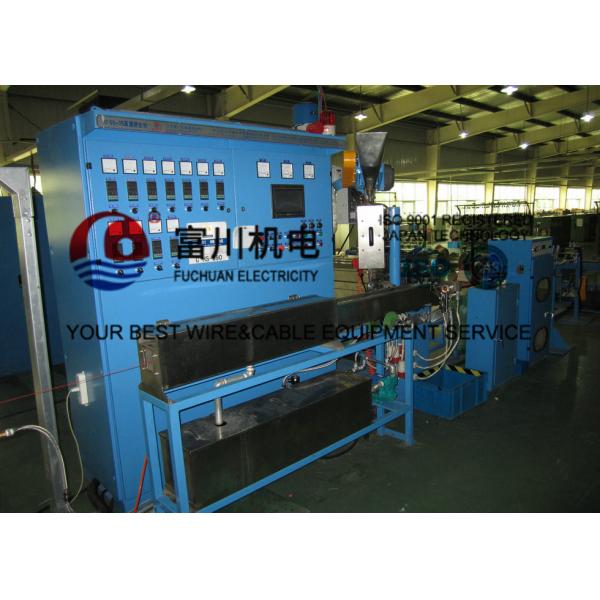 Quality Photovoltaic 50 Wire Extruder Machine Non - Halogen Flame Resistant Wire Dia 0.6 for sale