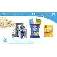 China Vertical form fill seal packaging machine for popcorn with 10 heads weigher factory