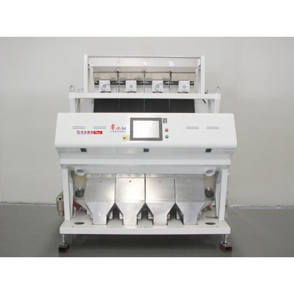 Quality HD Full Color Broad Bean Color Sorter , Four Channels Potato Color Sorting Machine for sale