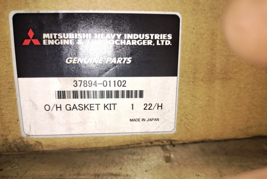 China Mitsubishi Heavy Industries TAIHO Engine Bearings S16R S12R Major Repair Package 37894-01102 Original factory