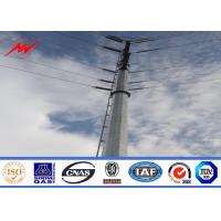 Quality 132KV hot galvanization electrical power pole for electrical line for sale