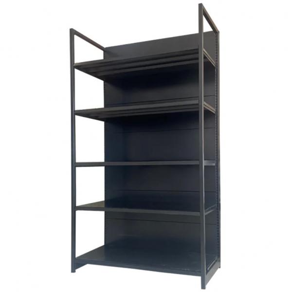 Quality Convenience Store Gondola Retail Shelving 4 Post Display Rack Customized for sale