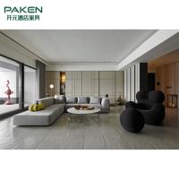 China Fashion Modern Villa Living Room Furniture Sets Sofa Chair Stool Table factory
