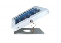China Metal Steel Ipad Enclosure Kiosk Stand Wall / Table Mounting With Lock / Key factory