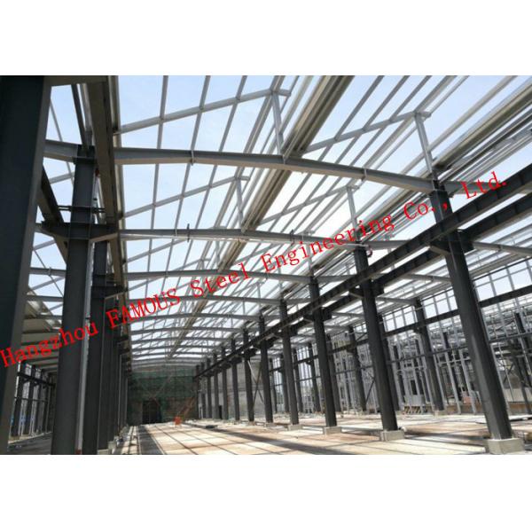 Quality PV Glass Curtain Wall Surface Industrial Steel Buildings Lightproof And Heat Insulation for sale