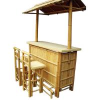 Quality Indoor Outdoor Tropical Cabana Party Bamboo Tiki Bars With Counter Bamboo Chair for sale