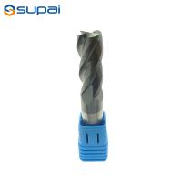 Buy cheap High Precision Square End Mill 4 Flute Metal Cutting Tool Diameter 1-20mm from wholesalers