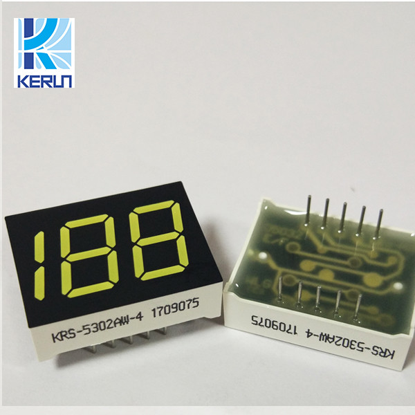 Quality 12.7mm 188 7 Segment LED Displays 0.5 Inch Common Cathode OEM ODM for sale