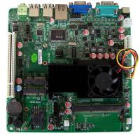 China Half Height Intel ATOM D525 HL-D525H-DC IN-LF Mainboard with 12V DC Input on Board  factory