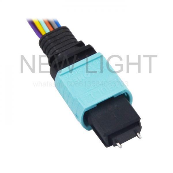 Quality Mpo Mtp Fiber Connector Mtp Fanout Cable 40 / 100 G Mpo To Lc Breakout Cable for sale