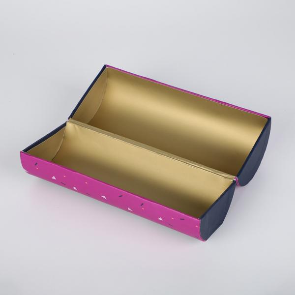 Quality One Piece Luxury Gift Boxes 70mm Cardboard Tube Matt Metallic Printing for sale