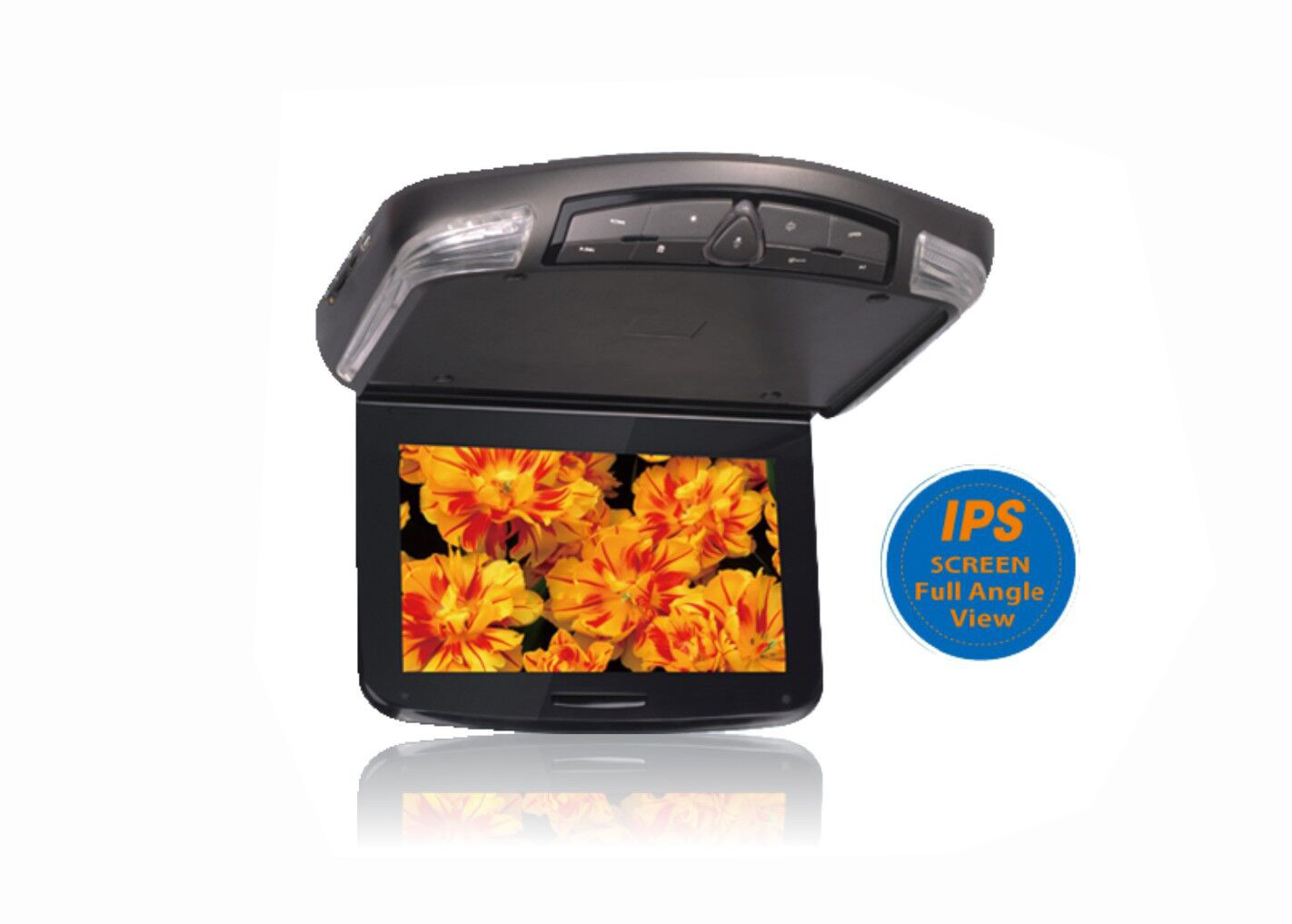 China High Resolution Car Roof DVD Player 12.5 Inch Around LED Light 350 Cd/㎡ factory