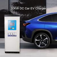 Quality Outdoor Commercial 30KW DC Car EV Charger CE IP54 Ethernet / 4G / Wi-Fi for sale
