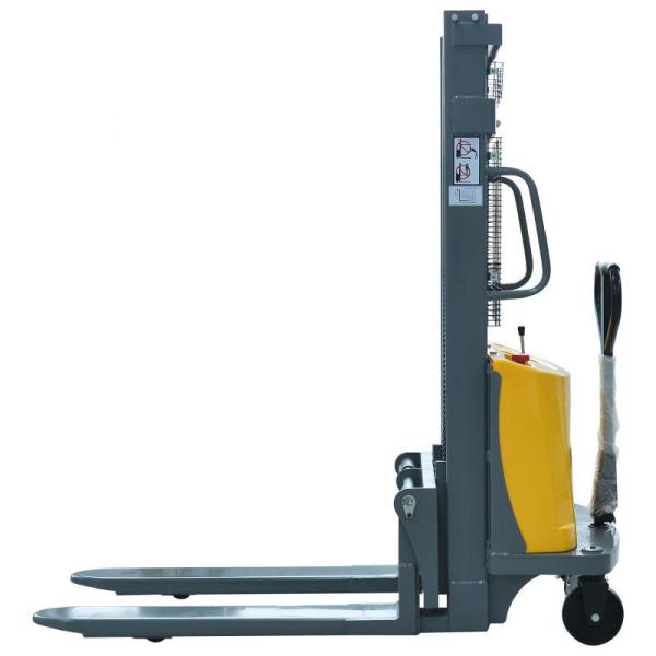 Quality 1000KG Manual Motorized Semi Electric Pallet Stacker for sale