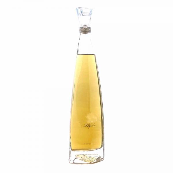 Quality Crystal Tequila Glass Bottle Gold Foiled 500ml 700ml 1750ml for sale
