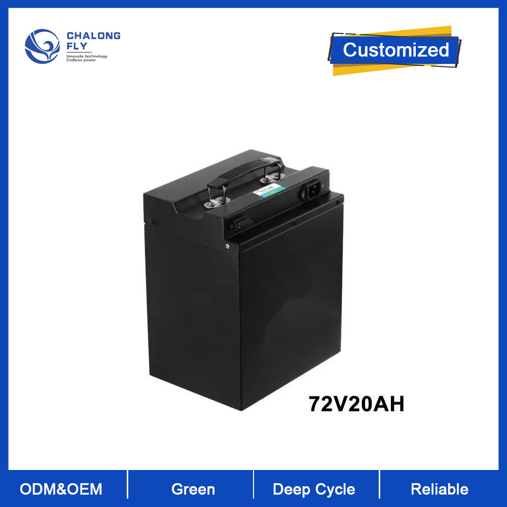 China Custom Battery Pack 72V 20ah 80ah Lithium Ion Battery LiFepo4 For 1000W ~5000W Motor Scooter Electric Motorcycle factory