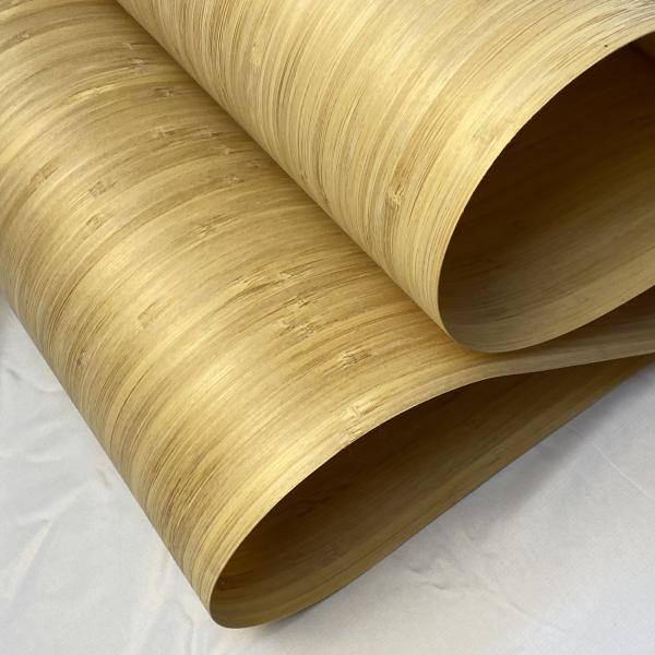 Quality ISO9001 Durable Bamboo Wood Veneer For Decks Thickness 0.2mm 0.3mm 0.45mm for sale