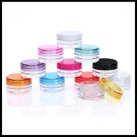 China 3g 5g Volume Clear Plastic Jars Cosmetic Containers Eye Shadow Powder Cans factory