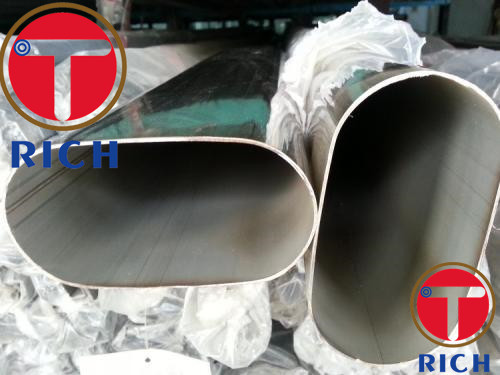 Quality Special Shape Thin Wall Thickness Flat Oval Welding Tube Steel For Cooler for sale