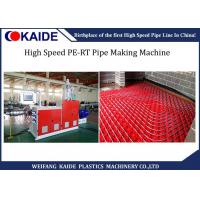 Quality High Speed PE RT Pipe Extrusion Line , 35m/Min PERT Tube Extrusion Machine for sale