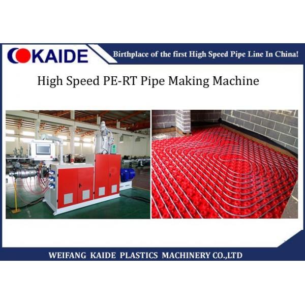 Quality High Speed PE RT Pipe Extrusion Line , 35m/Min PERT Tube Extrusion Machine for sale