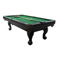 China Solid Wood Modern 8 Foot Pool Table , Billiard Pool Table MDF Painting With Claw Legs factory