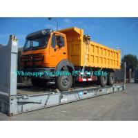 Quality Yellow Color North Benz 2638K 380HP 6x6 All Wheel Drive 10 wheeler Dumper Truck for sale