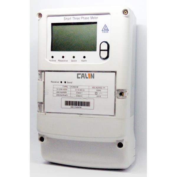 Quality Interoperable AMR AMI Wireless Electricity Meter , Electricity Prepayment Meter for sale