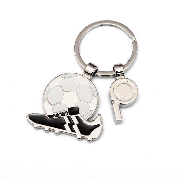 Quality Football Personalized Metal Keychain European Cup Trophy Shaped Keyring for sale