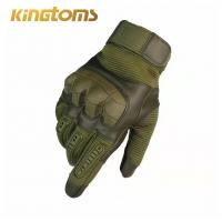 Quality Synthetic Outdoor Tactical Gear Glove Anti Skid Khaki Nylon Micro Fiber for sale