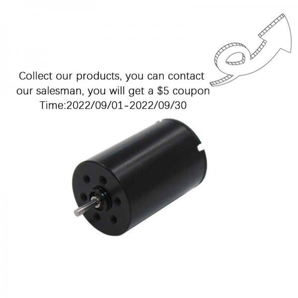 Quality Faradyi 17mm Coreless Motor 8V 12V High Speed 10K rpm Silver and Black For your for sale