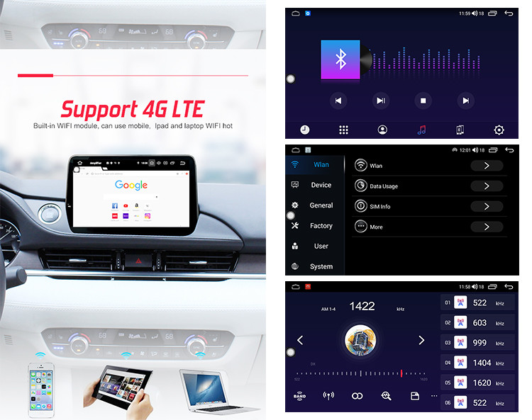 Android Car Radio Stereo For New Mazda 6 With IPS Screen 10.25inch Support Built-In 360 Panorama Camera