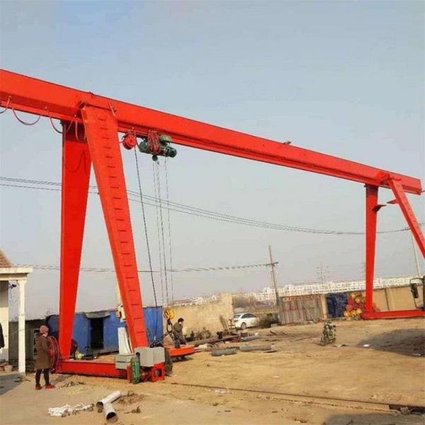 Quality Steel Rail Mounted Gantry Crane 0.8/8m/Min Speed For Heavy Duty Industrial Use for sale