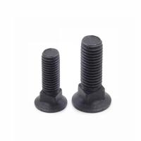 China Countersunk Head Carriage Bolt Carbon Steel DIN605 DIN608 M6 To M24 Black Flat Short Square Neck Bolt factory