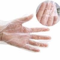 China Food Grade Disposable PE Gloves Length 285 - 290mm Tear Proof Multi Color factory