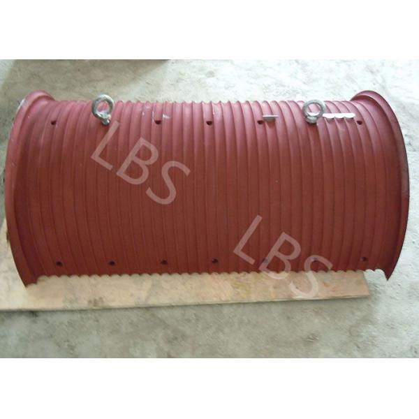 Quality Half Split LEBUS Sleeves Wrapped Winch Drum Material Polymer Nylon Or Steel for sale