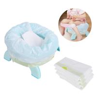 China Refill Potty Bags With Absorbent Pads Potty Chair Liner Diaper Disposal Liner For Baby And Adult Commode Liner for sale