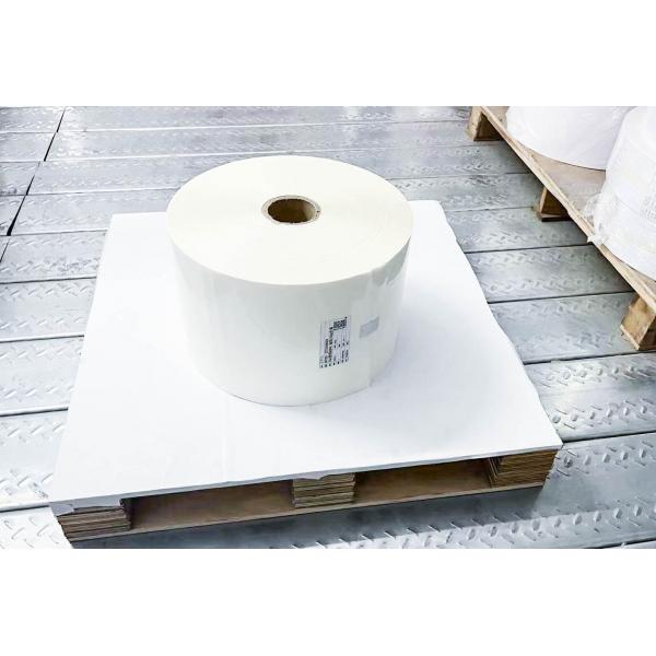 Quality Acrylic Adhesive Glue Milky PE Label Material Paper Roll Large Ordinary Sticky for sale
